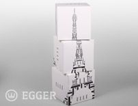 Dekowürfel Puzzle Motiv vom Eiffelturm