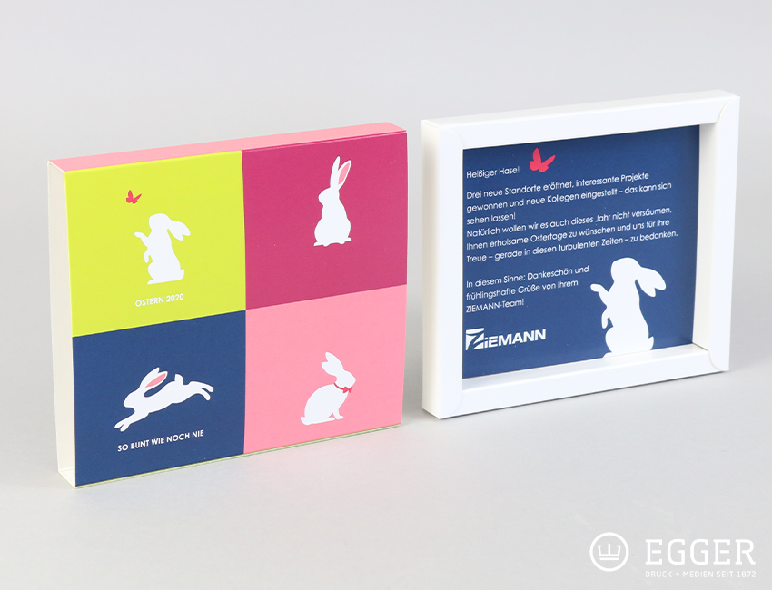 Mailing Osterzeit Schiebeschachtel