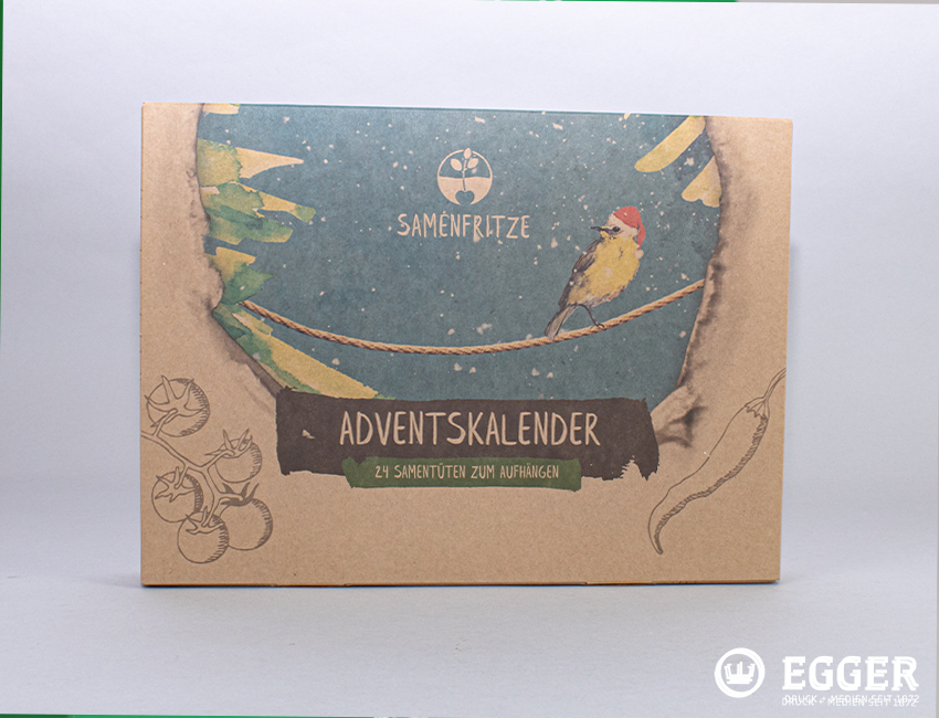 Naturkarton Verpackung bedruckt
