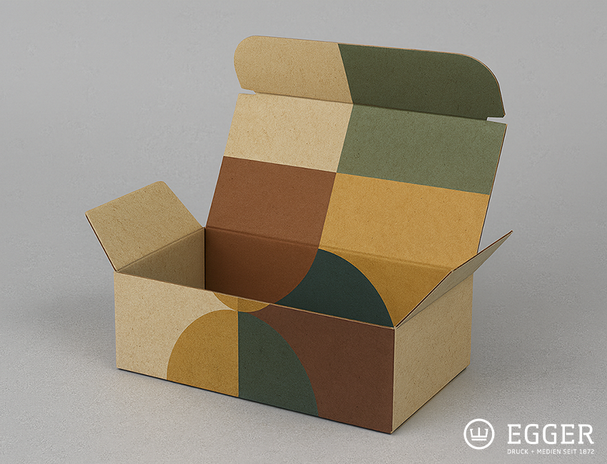 Kartons mit Innen-und Außendruck