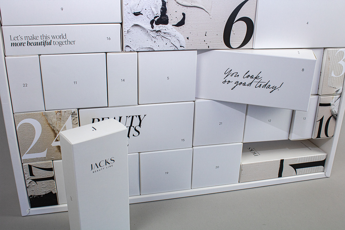 Beauty Adventskalender bedruckt