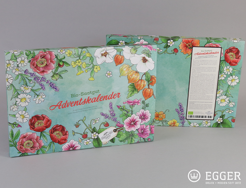 Adventskalender Saatgut Box