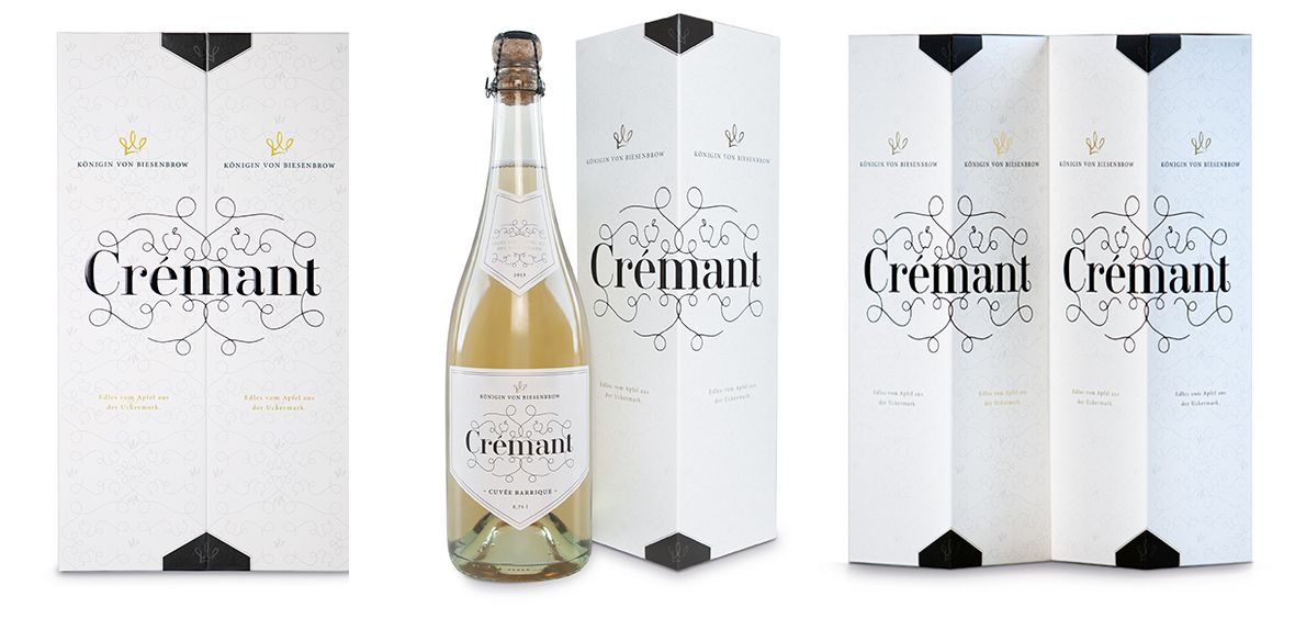 Diese Verpackung für Cremant ist ein besonderes Highlight