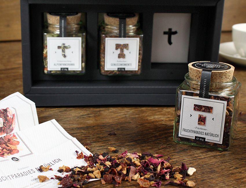 EGGER hat die Teeverpackung für MEIN GENUSS produziert.