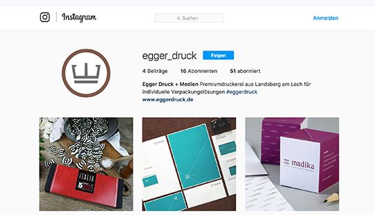 EGGER auf Instagram