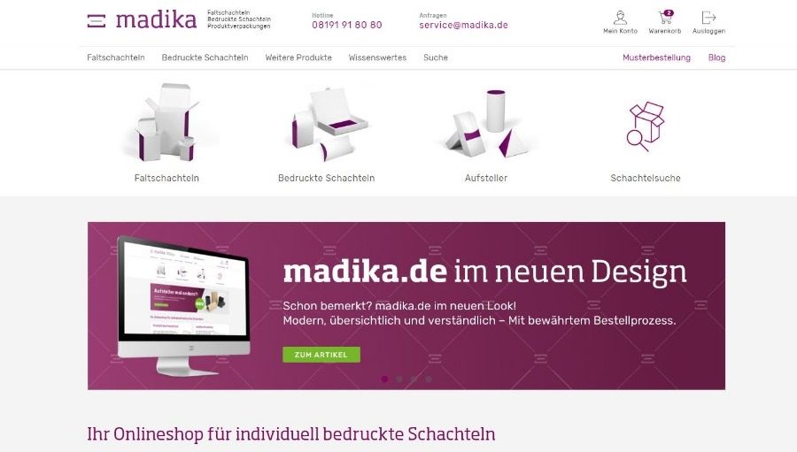 madika.de Relaunch