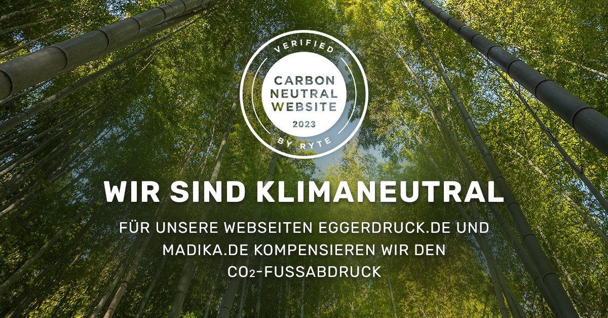 Klimaneutrale Website