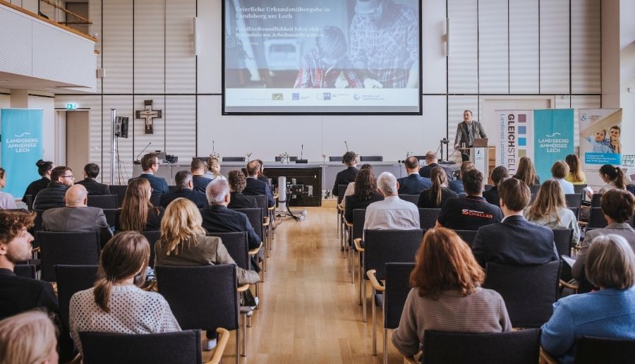 Feierliche Veranstaltung im Landratsamt Landsberg am Lech