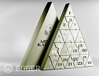 Adventskalender in Dreieck-Form