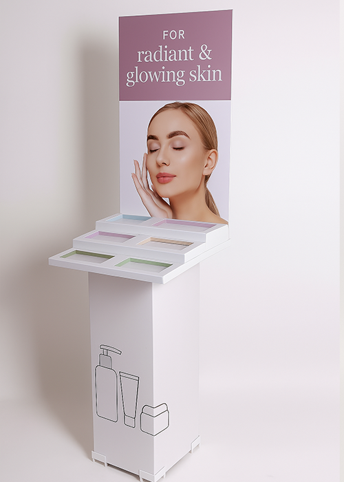 Bodendisplay Kosmetik