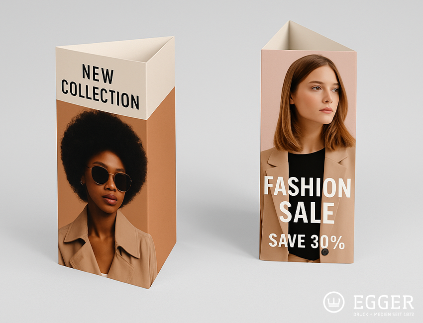 Dreikantaufsteller Mode