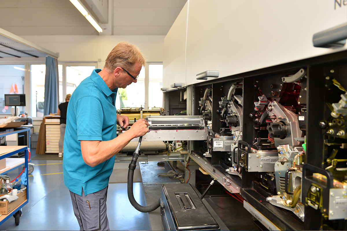 Verpackungsdruck beim Verpackungsexperten