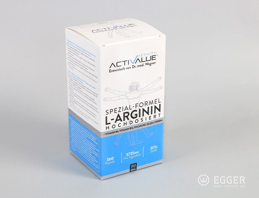 Nahrungsergänzungsmittel-Verpackung