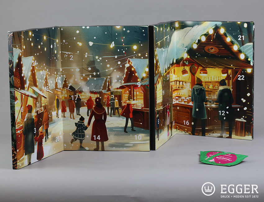 Tee-Adventskalender für Teebeutel