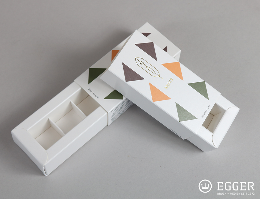 Verpackungsdesign - Schiebeschachtel