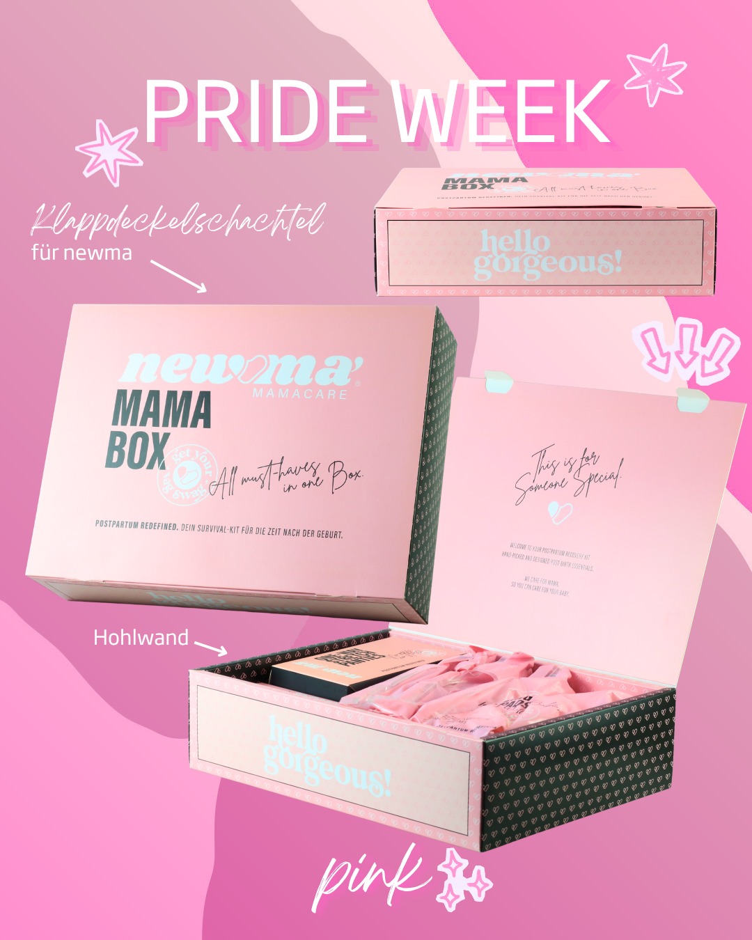 Jetzt wird’s bunt.🌸
Passend zum Pride Month Juni zeigen wir euch unsere produzierten Verpackungen in einer Farbe des Regenbogens. 🌈
Den Anfang macht #Pink – auffällig, lebendig und voller Ausdruckskraft.
So wird Verpackung nicht nur zur Hülle, sondern zum farbenfrohen Statement. 🩷
#PrideMonth #PrideWeek #eggerdruck #Regenbogen