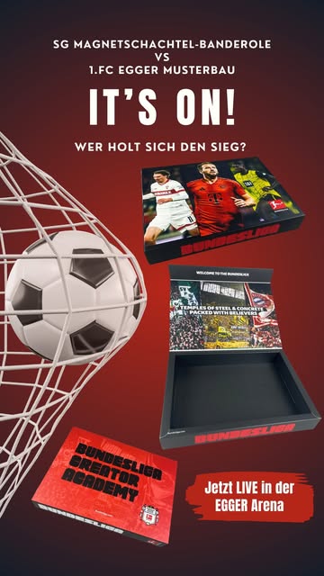 Bundesliga-Start & Verpackungs-Premiere!⚽
Im letzten Video habt ihr sie schon fertig gesehen – hier seht ihr, wie unsere Magnetschachtel und die dazugehörige Banderole zusammengebaut werden.
☝️ Übrigens: Die Magnetschachtel wurde mit einer matten, kratzfesten Cellophanierung veredelt, um sie besser vor äußeren Einflüssen (und dem Spieltrieb unserer Kollegen😉) zu schützen.
Jetzt eure Meinung: Wer hat den 1. Spieltag verfolgt – und wer wird Meister?🥇
#bundesliga #bundesligastart #bundesligaauftakt #fußball #eggerdruck #verpackung #cellophanierung #magnetschachtel #schachtel #banderole
