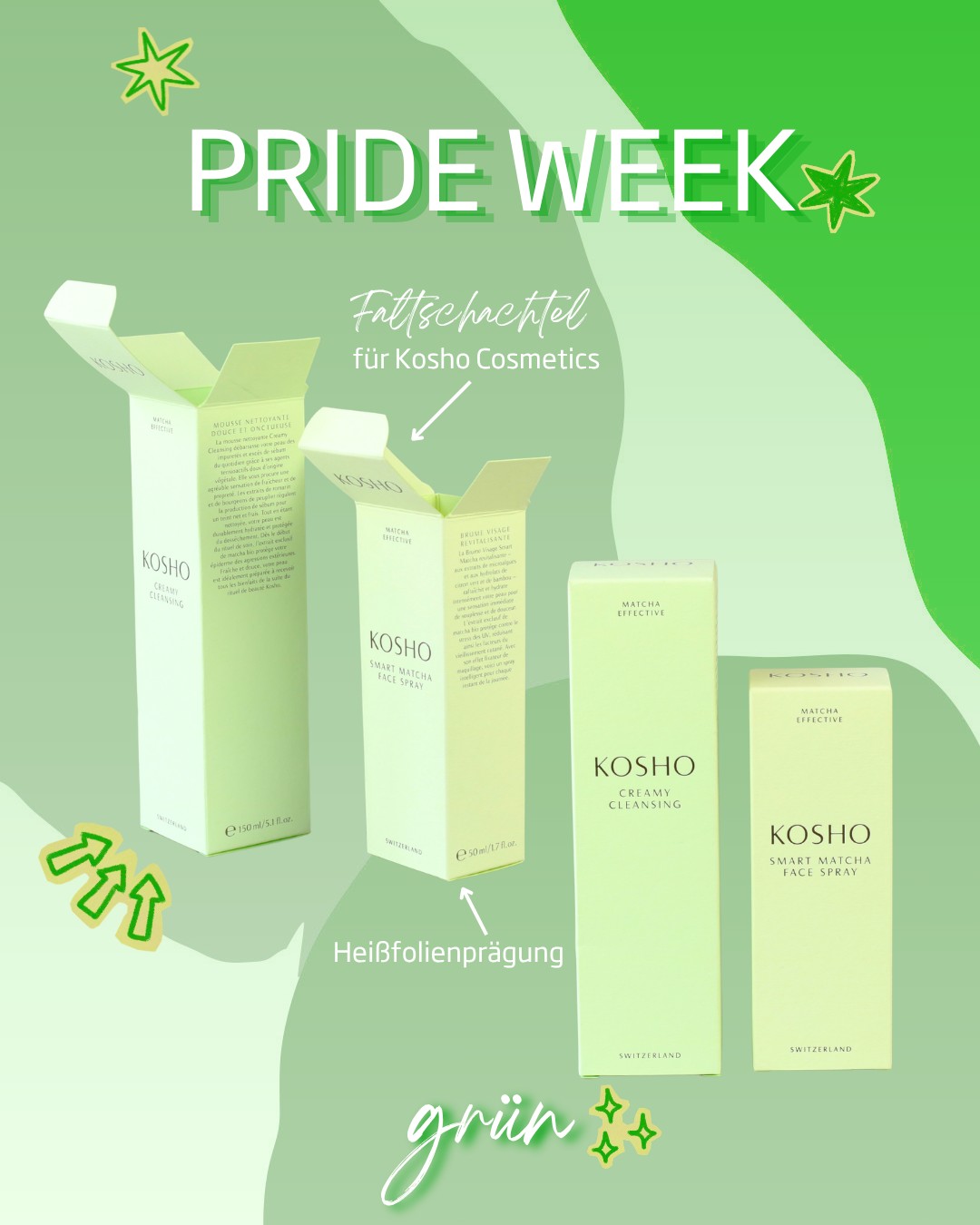 Grün, frisch und voller Wirkung.
Grün darf in unserem Verpackungs-Regenbogen natürlich nicht fehlen. Frisch, präsent und individuell. 💚
Denn Verpackungen können mehr als schützen: Sie können Haltung, Marke und Design auf den Punkt bringen. 🌿
#PrideMonth #PrideWeek #grün #eggerdruck #Regenbogen