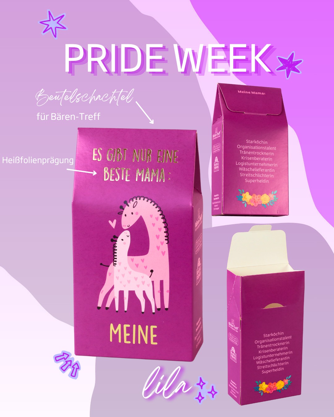 Lila, laut und voller Charakter!
Tag 2 unserer Pride-Week: Heute wird’s lila. Eine Farbe, die kreativ, kraftvoll und besonders wirkt – und natürlich perfekt in unsere bunte Regenbogen-Aktion passt. 💜
Produziert mit viel Liebe zum Detail und einem Farbauftritt, der im Kopf bleibt. 🟣
#PrideMonth #PrideWeek #lila #eggerdruck #Regenbogen
