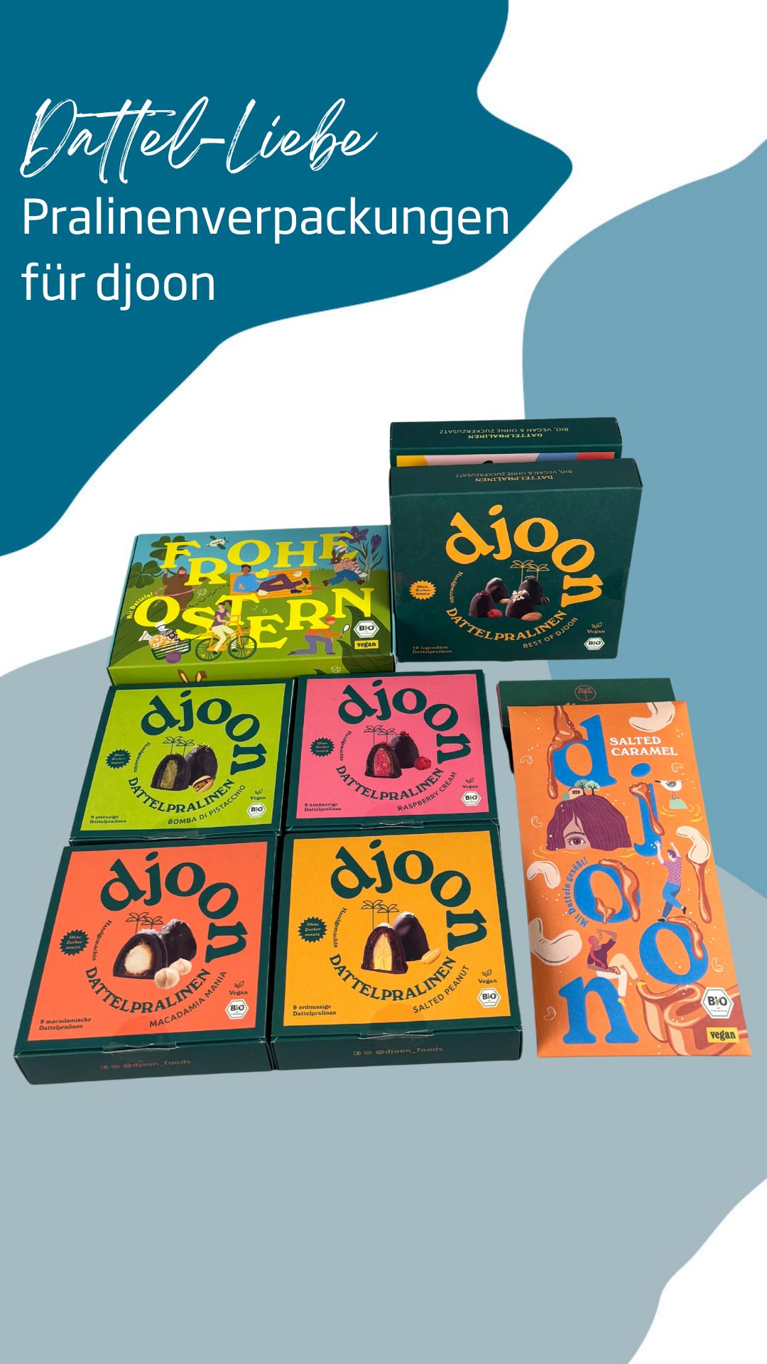 Verpackung kann mehr als schützen – sie kann Produkte inszenieren und Genuss schon vor dem Öffnen sichtbar machen.🤎
Für djoon durften wir schon viele unterschiedliche Verpackungslösungen umsetzen!✨
Von #Pralinenschachteln für 9 oder 16 Dattelpralinen über #Steckschachteln für einzelne Pralinen mit passender #Banderole bis hin zu #Flachkartonhüllen für Schokoladentafeln und gekrempelten #Klappschachteln als Osternest.🍫🐣
Jede #Verpackung wurde individuell auf Produkt, Marke und Anlass abgestimmt – damit der besondere Genuss schon vor dem Öffnen zu spüren ist.📦