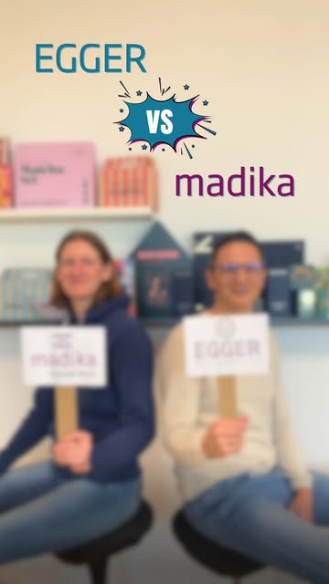 Egger oder madika?🤔 – Wir klären auf!
Unsere Kundenbetreuer spielen das Entscheidungs-Spiel: Wer ist wann euer richtiger Ansprechpartner?
Bei jeder Frage heißt es: Schild hoch – EGGER oder madika? 🙌
So erfahrt ihr spielerisch, wann EGGER mit individuellen Lösungen für euch da ist oder wann ihr bequem in unserem Onlineshop madika.de bestellen könnt. 💡
So erreicht ihr EGGER:
💻www.eggerdruck.de
☎️08191 91800
📧info@eggerdruck.de
So erreicht ihr madika:
💻 www.madika.de
☎️ 08191 918080
📧 service@madika.de
#madika #Egger #Onlineshop #Spiel #eggerdruck #Verpackungslösungen