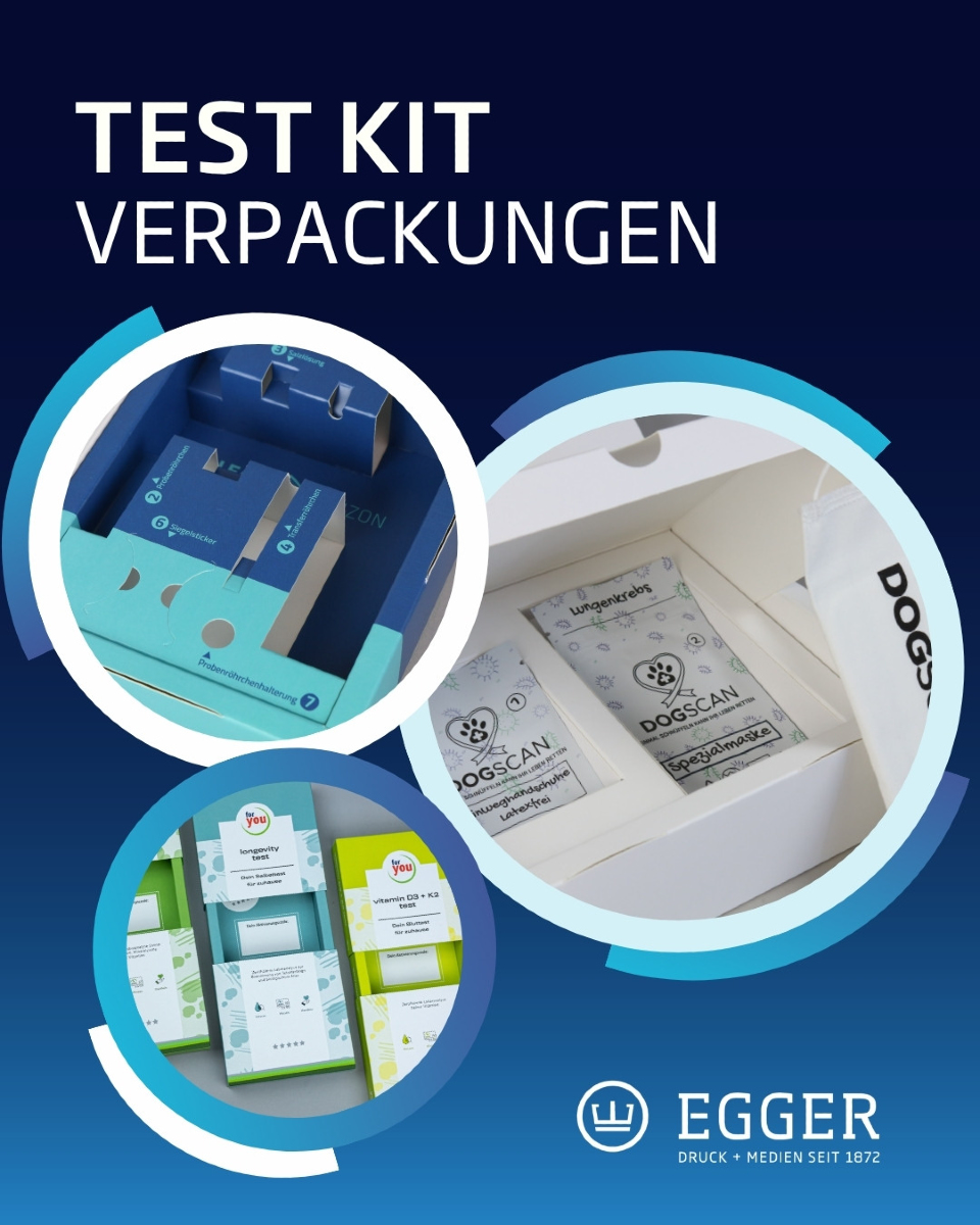 Wenn die Verpackung Teil des Produkts ist…
…dann geht es um mehr als nur eine schützende Hülle.
Ob Atemanalysen, Selbsttests für zuhause oder andere komplexe medizinische Diagnostik: Die richtige Verpackung sorgt dafür, dass alles an seinem Platz bleibt, unversehrt ankommt und richtig verwendet werden kann.
🔬 Speziell konstruierte Inlays schützen die empfindlichen Komponenten.
🔬 Eine strukturierte Anordnung hilft dabei, alle Bestandteile schnell zu finden und korrekt anzuwenden.
🔬 Maßgeschneiderte Verpackungen sparen Platz, senken Kosten und sind optimal für den Versand geeignet.
🔬 Individuelle Gestaltung und durchdachte Lösungen schaffen Vertrauen und Wiedererkennung.
🔬 Kartonverpackungen bieten Stabilität und Umweltfreundlichkeit in einem.
Ihr plant oder überarbeitet gerade ein Test Kit?
Dann sprecht mit uns über eine Verpackungslösung, die genau auf eure Anforderungen zugeschnitten ist. Wir beraten euch gerne!
