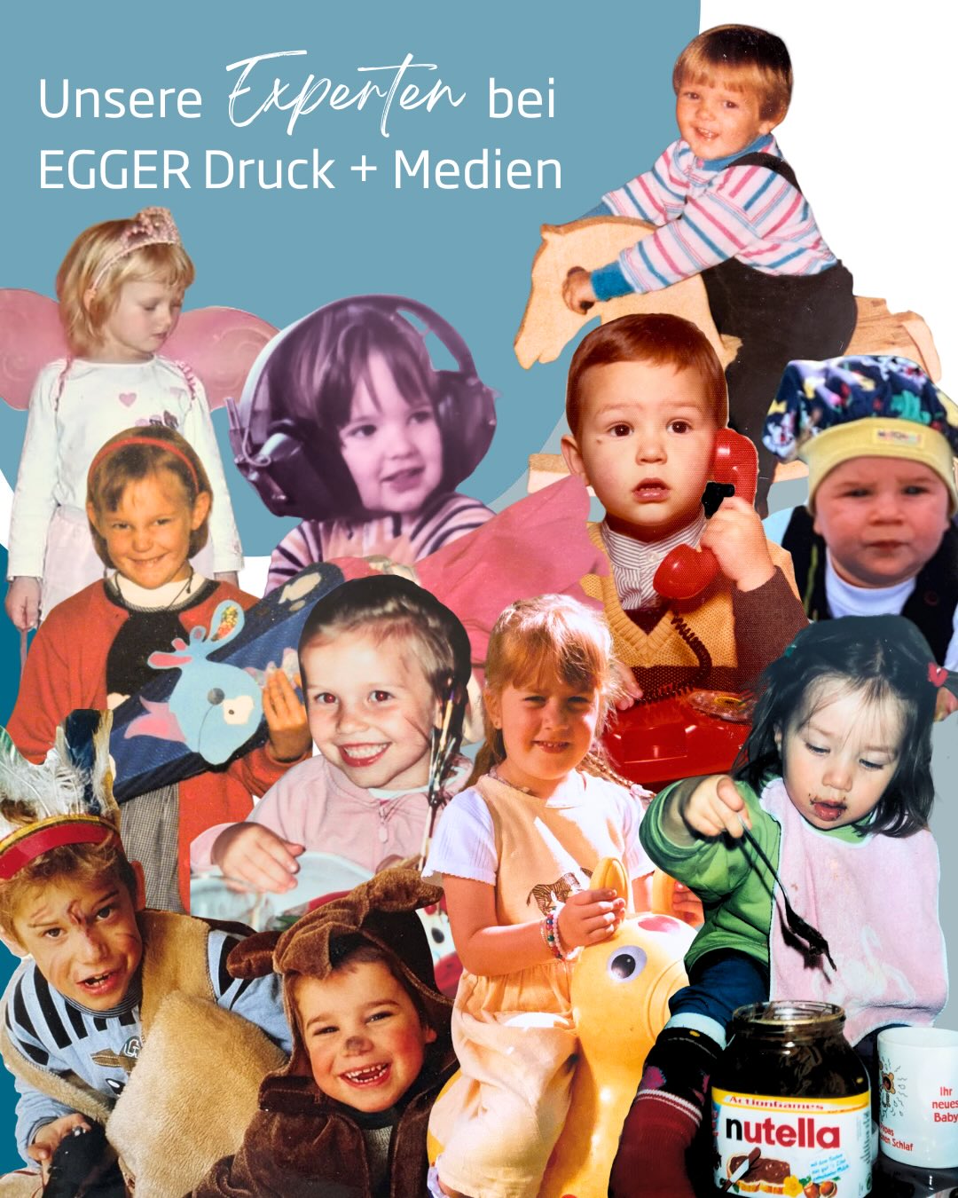 Kleine Gesichter, große Persönlichkeiten👶🏼✨
Heute zeigen wir euch unser #EGGER Team einmal ganz anders - mit Kinderbildern aus früheren Zeiten.
Erkennt Ihr, wer wer ist?🤔
Schreibt eure Tipps gerne in die Kommentare👇🏼
Wir sind gespannt!
#eggerdruck #Kinderbilder #madika #throwback